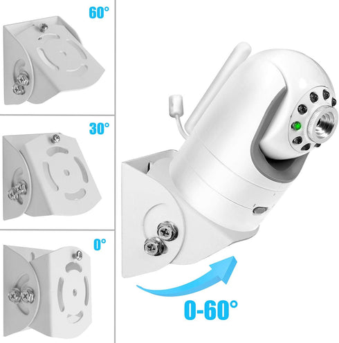 Baby Monitor Wall Mount for Infant Optics DXR-8,Adjustable Angle Mounting Brackets for Motorola,Babysense,HelloBaby and Most Universal Camera Stan...